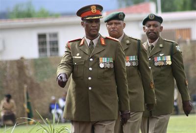 Change of command at Infantry School